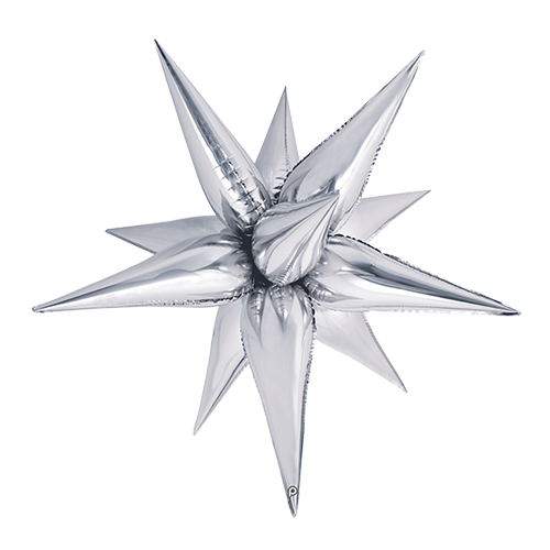 [PF-SVSB-40] 1 Déco TM 40" Starburst Silver - Prima