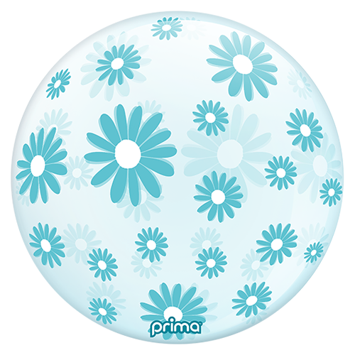 [PS-BLDZ-22] 1 Sphère TM 20" Blue Daisies - Prima