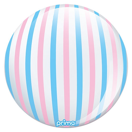 [PS-PBST-22] 1 Sphère TM 20" Pink & Blue Stripe - Prima