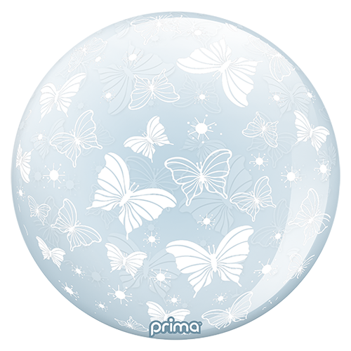 [PS-WBUT-22] 1 Sphère TM 20" White Butterflies - Prima