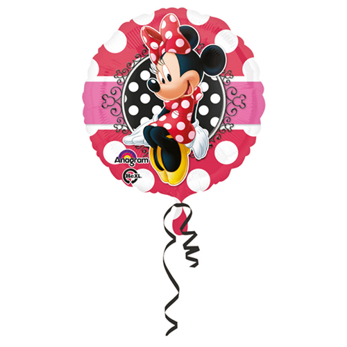 [3064701] Minnie Portrait Alu Rond 18" - Licence