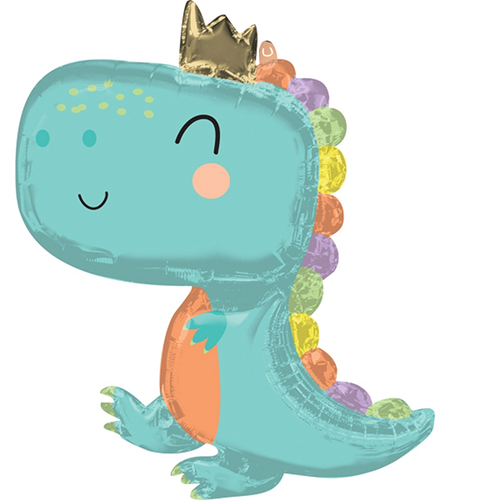 [4155501] Bébé Dinosaure alu forme 31" 