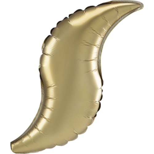 [4186499] 1 Alu Curve Satin Gold 35" - Amscan