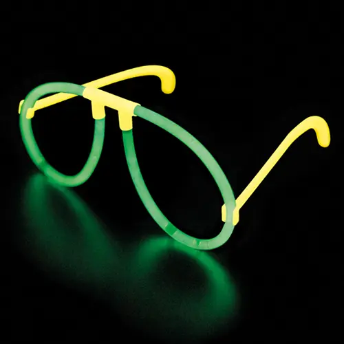 [9902344] Lot de 2 Paires Lunettes Plastique Lumineux 