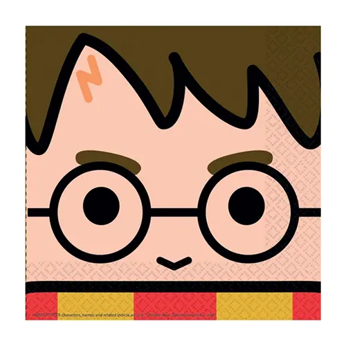 [9905191] Lot De 16 Serviettes 33X33Cm Harry Potter 