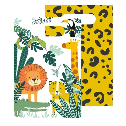 [9909354] Lot De 8 Poches Jungle 