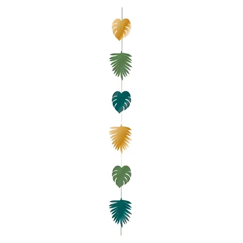 [9913804-FR] Lot de 4 Cordes Décorations Suspendus Papier Feuillages 
