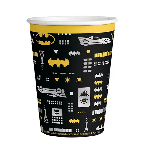 [9915092-FR] Lot De 8 Verres 250Ml Batman - Amscan