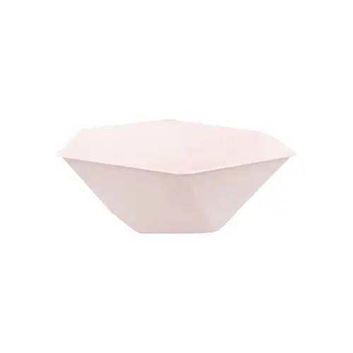 [9918261] 6 Bols Hexagonaux Décor Rose 15.8Cm - Amscan