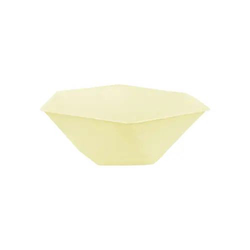 [9918263] 6 Bols Hexagonaux Décor Jaune 15.8Cm - Amscan