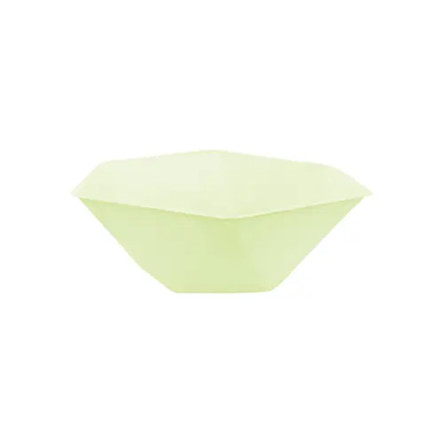 [9918264] 6 Bols Hexagonaux Décor Vert 15.8Cm - Amscan