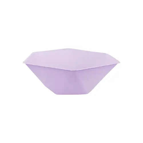 [9918265-FR] 6 Bols Hexagonaux Décor Violet 15.8Cm - Amscan