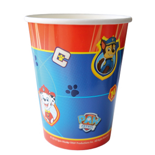 [9903820-66-FR] Lot De 8 Verres 250Ml Pat Patrouille - Amscan