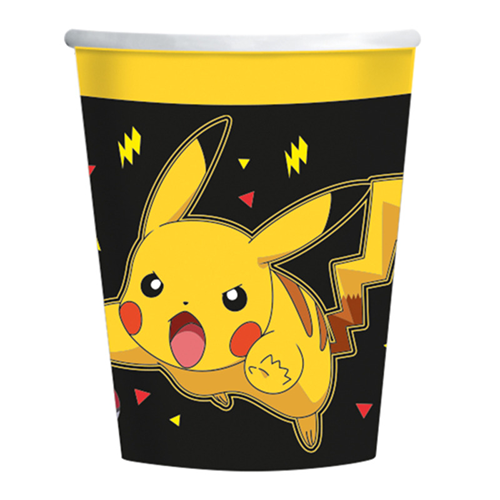 [9917106-66-FR] Lot De 8 Verres 237Ml Pokemon 2024 - Amscan