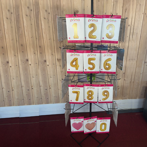 [B2148] Présentoir rotatif avec 48 crochets de présentation (ht 175cm) - FDS