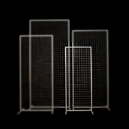 [B460-1130W] Cadre Maille Rectangulaire 1,1M Blanc – Borosino - FDS