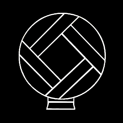 [B468-2W] Cadre Cercle En Métal Blanc 2M – Borosino