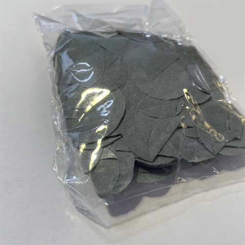[B525BG] Confetti Papier 2.5Cm Gris Sachet 14G - Borosino - FDS