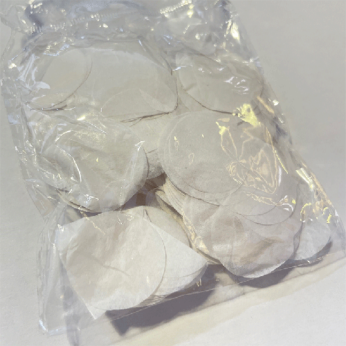 [B525BW] Confetti Papier 2.5Cm Blanc Sachet 14G - Borosino - FDS