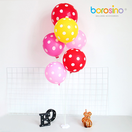 [B627] 6 Tiges Pour Bouquet De Ballons Et Base – Borosino- FDS