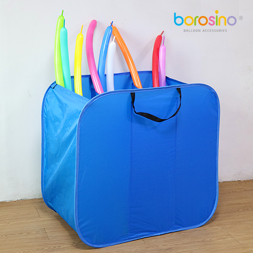 [B654] Sac De Rangement Carré Bleu Ballons – Borosino
