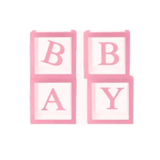 [B735B-P] Pink Baby Boxes - Borosino