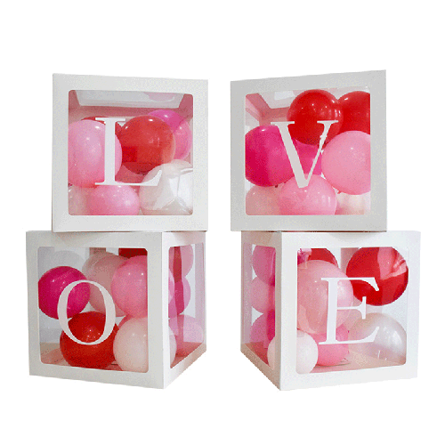 [B735L] Cubes Love Blanc - Borosino