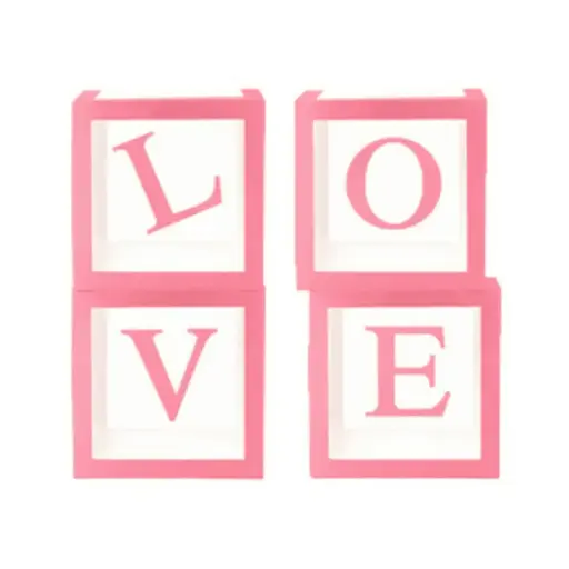 [B735L-P] Love Boîte Rose - Borosino