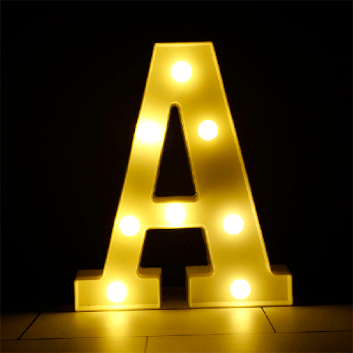 [B926-A] Lettre A Lumineuse Led – Borosino