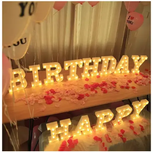 [B926-HB] Petite Happy Birthday Lumineuse Led – Borosino 