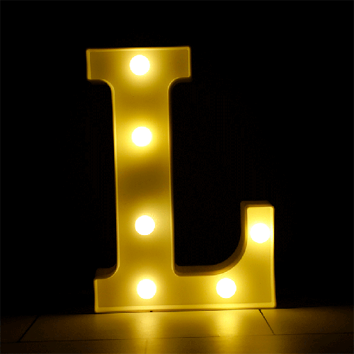[B926-L] Lettre L Lumineuse Led – Borosino