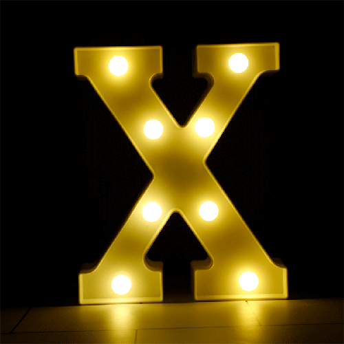 [B926-X] Lettre X Lumineuse Led – Borosino
