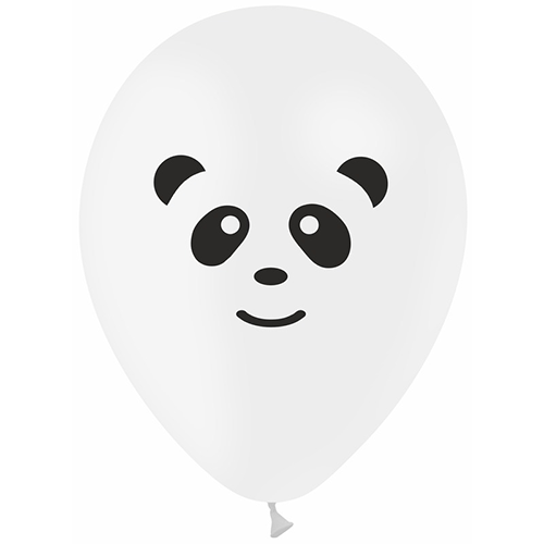 [PANDA1F] 50 Balloons 5" Printed Panda 1F