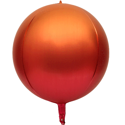 [4D002-B3-FR] Orbz Rose Doré Gradient Foncé 22" - Eanjia