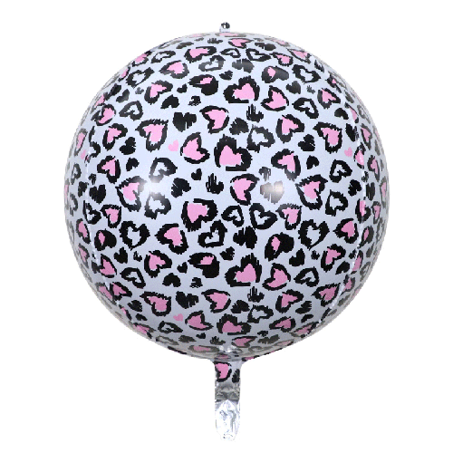 [B2263] Orbz Heart Leopard 22"