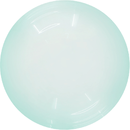 [BBQ001-2-10-FR] Crystal Bubble 10" Vert - Eanjia