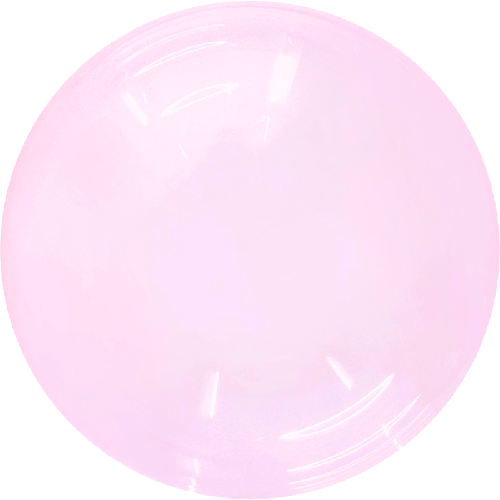 [BBQ001-3-10] Crystal Bubble 10" Rose - FDS