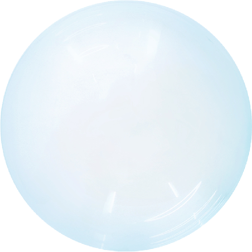 [BBQ001-5-24] Crystal Bubble 24" Bleu