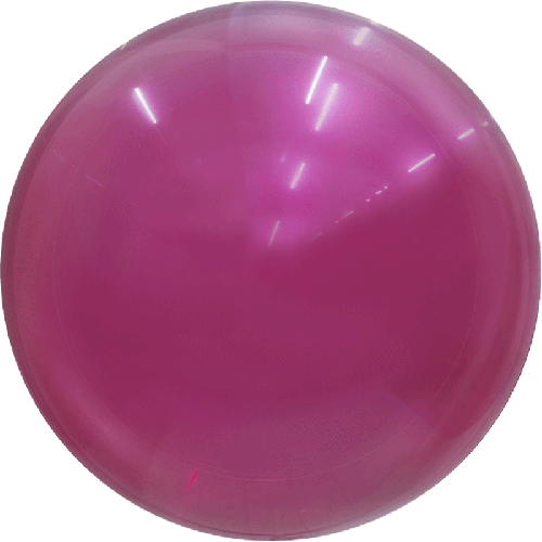 [BBQ002-3-12] Metallic Bubble 12" Magenta - FDS