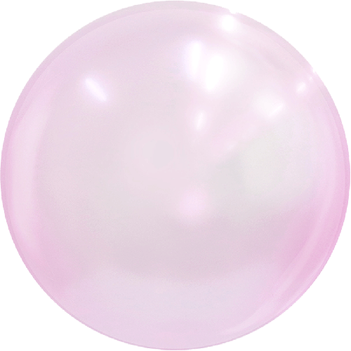 [BBQ002-6-12] Metallic Bubble 12" Rose - FDS