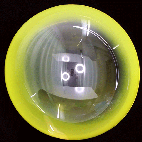 [BBQ013-1] Gradient Donut Bubble 18" Jaune
