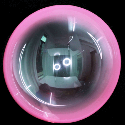 [BBQ013-3] Gradient Donut Bubble 18" Rose