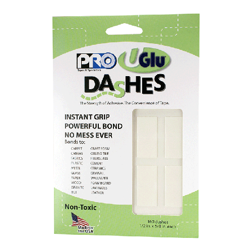[UGLU600] Uglu600 Dashes Sheet 1/2 Inches X 5/8 Inches