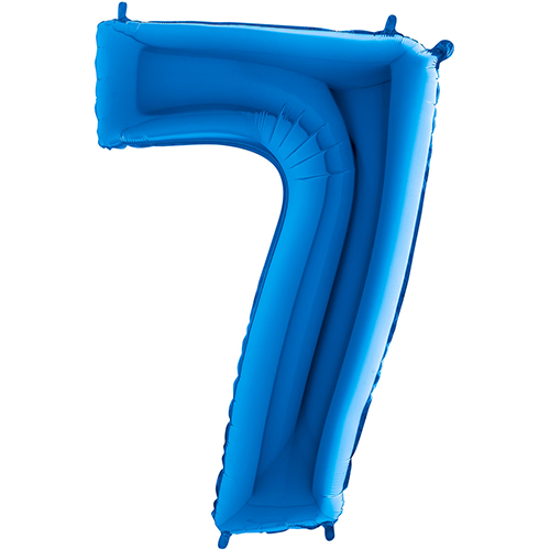 [G007B-P] Chiffre '7' Bleu 40" - Grabo