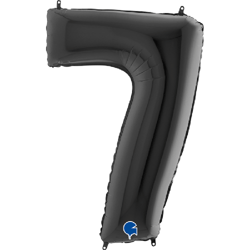 [G047K-P] Chiffre '7' Noir 40" - Grabo
