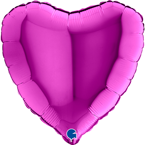 [G090005P] Coeur Violet 9" - Grabo