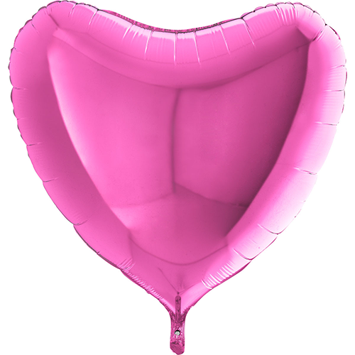 [G09001F] Coeur Fuchsia 9" - Grabo