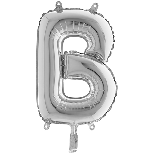 [G14219S-P] Lettre "B" Argent 14"  - Grabo