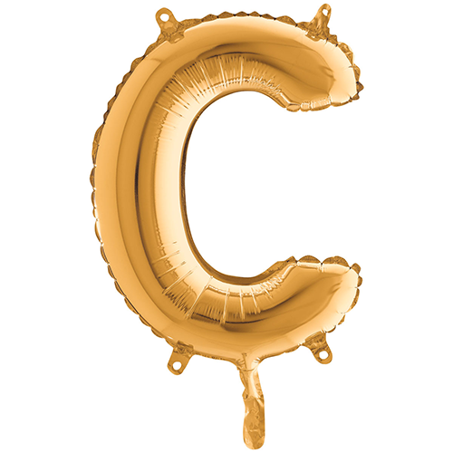 [G14222G-P] Lettre "C"  Or 14"  - Grabo