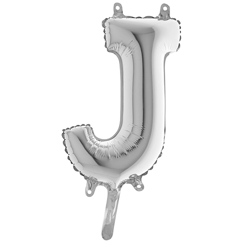 [G14299S-P] Lettre "J"  Argent 14"  - Grabo